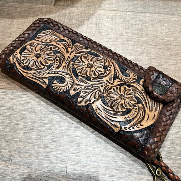 Western leather wallet, NWOT - Picture 2 of 5